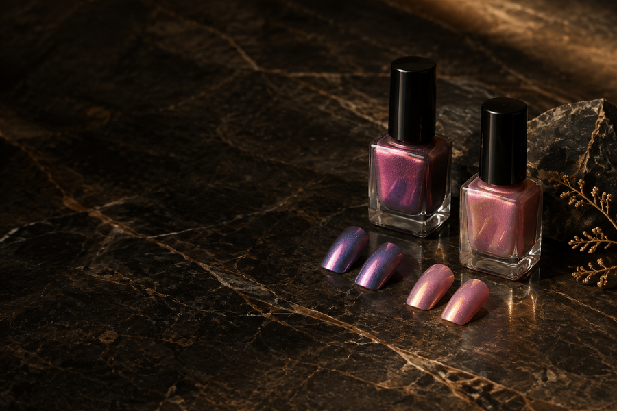 Vernis à ongles thermochromique