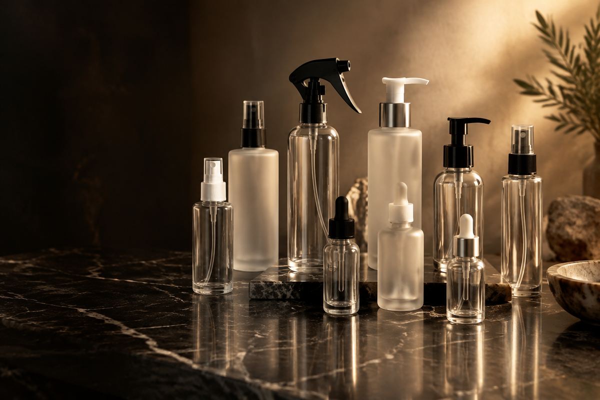 Empty Bottles And Spray