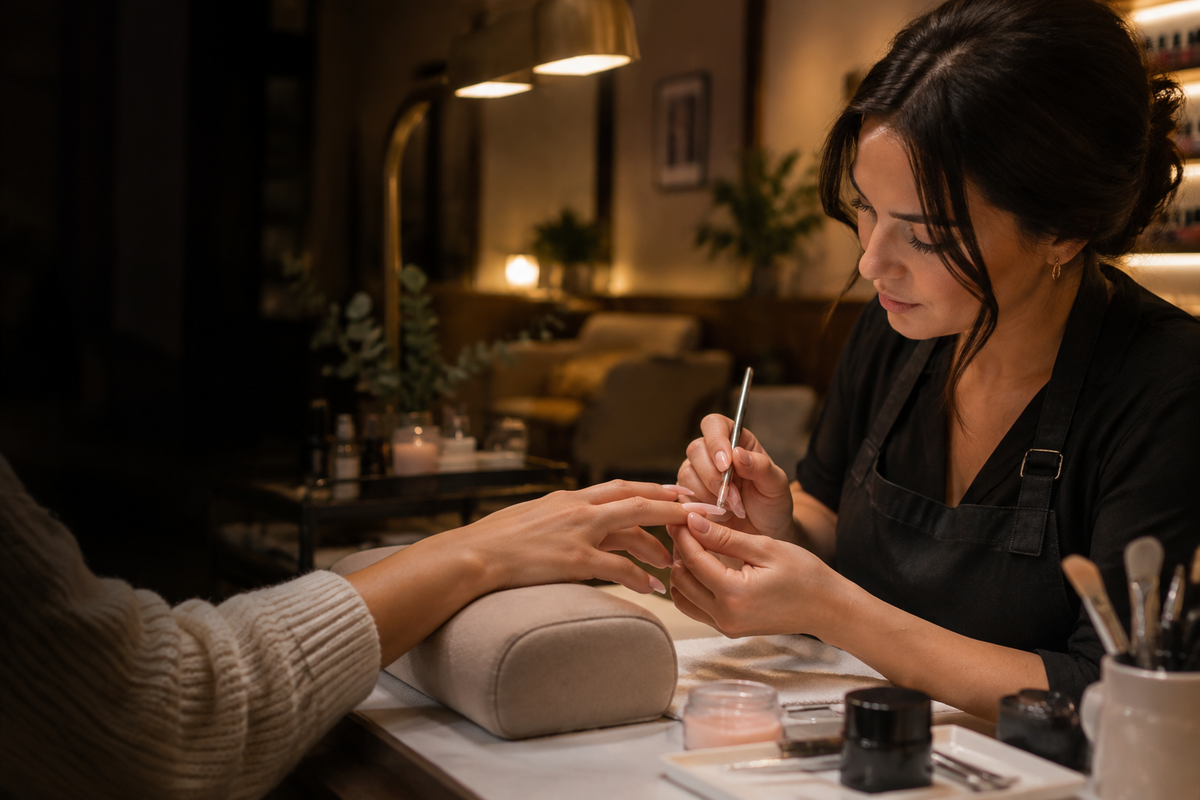 Hard Gel Nail Extension