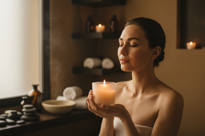 Bougie de massage
