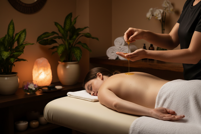 Huile de massage