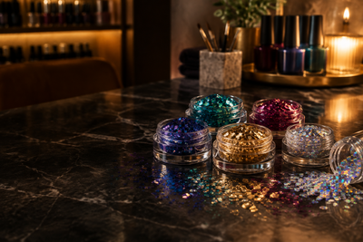 Paillettes de décoration d'ongles