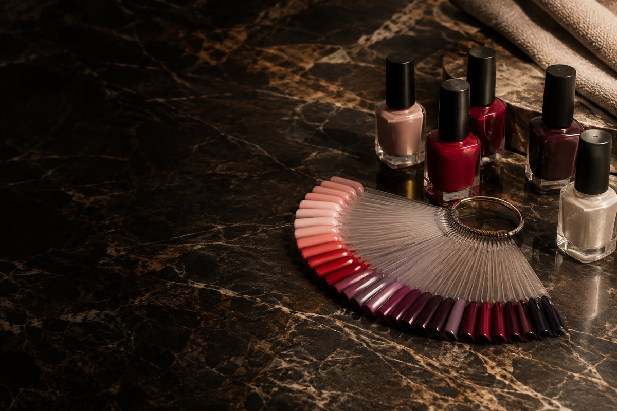 Nuancier de vernis à ongles