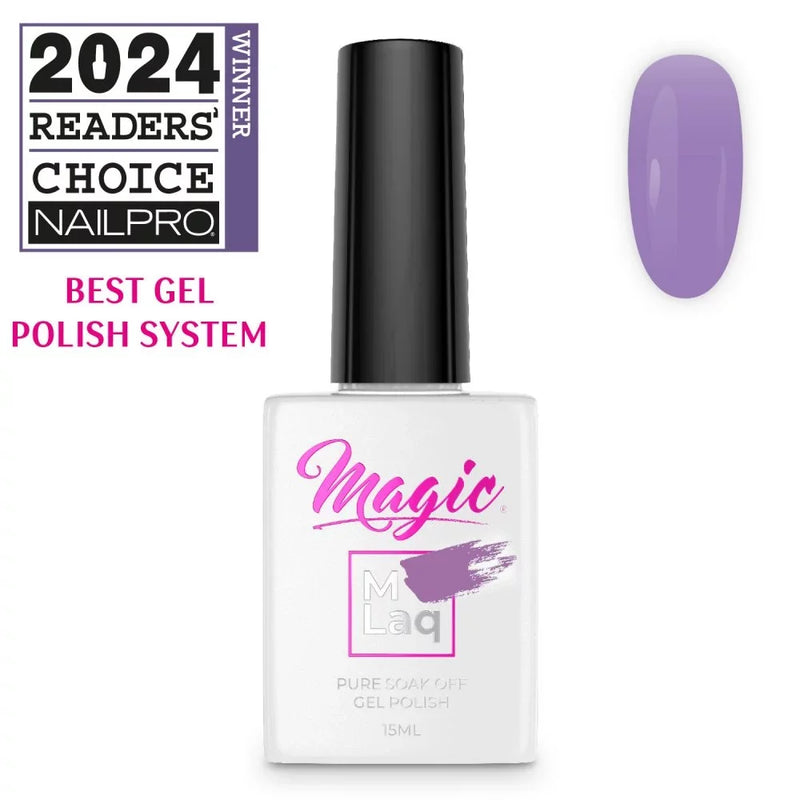 Vernis Semi-Permanent Magic Gel MLaq 15 ml - Lilas Sublimé #417