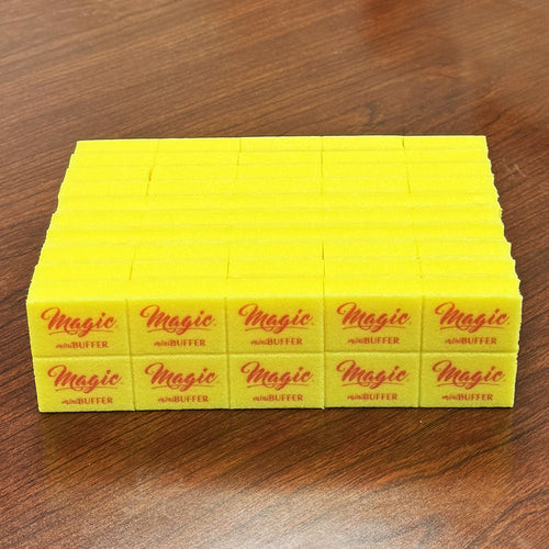 Magic Gel System Mini Buffer 180 Grit 100PC Yellow M05002