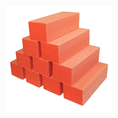 Dixon polissoir 3 faces orange/blanc grain 100/180 paquet de 10 00101