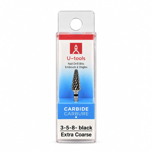U-Tools Carbide Bits Model 3-5-8 Black Extra Coarse