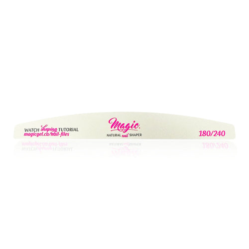 Magic Natural Nail Shaper Nail File Grit 180/240