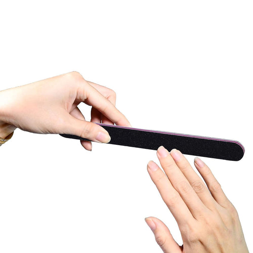 Lime à ongles noire 80/80 lavable dentelée lavande 24111