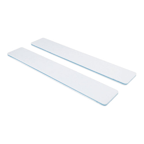 Nail File Jumbo White 80/100 Washable Serrated Blue 24109