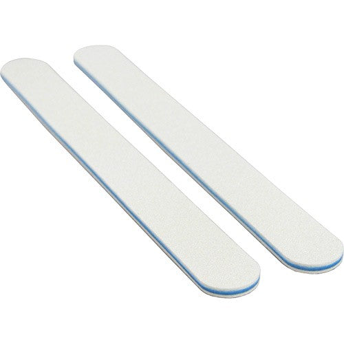 Lime à ongles blanche 80/100 lavable dentelée bleue 24101