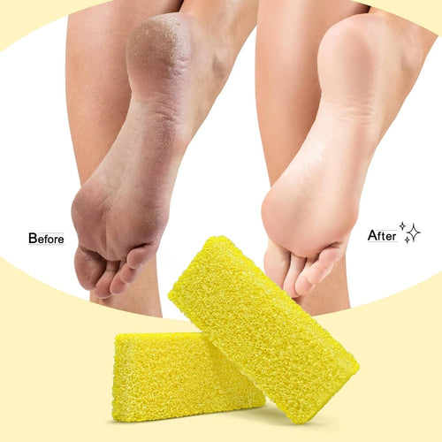 Cre8tion Tampon de polissage jetable éponge ponce jaune 28014
