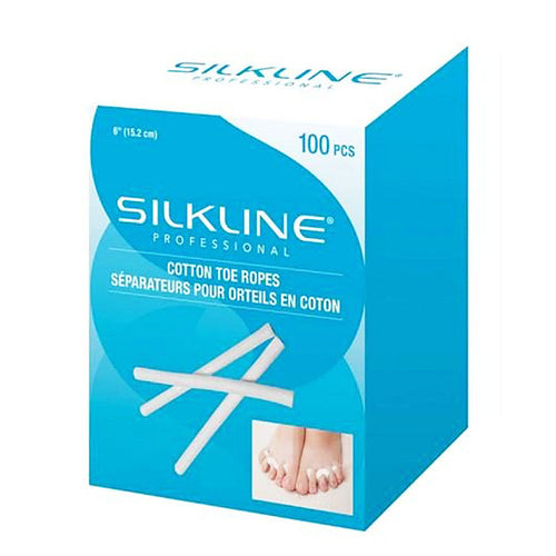 Silkline Cotton Toe Ropes 6" 100PK SLTOEROPEC 02313