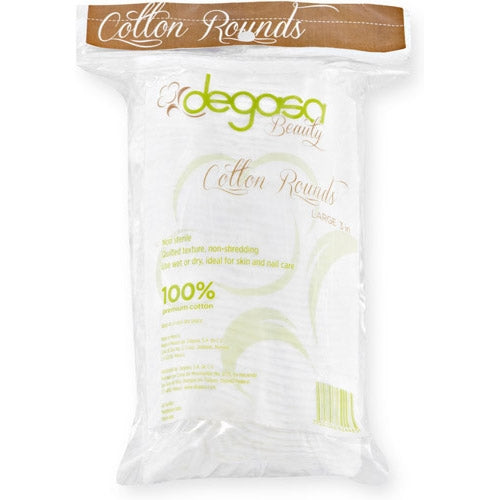 Degasa Beauty Disques de coton larges 3", 50 unités - 24485