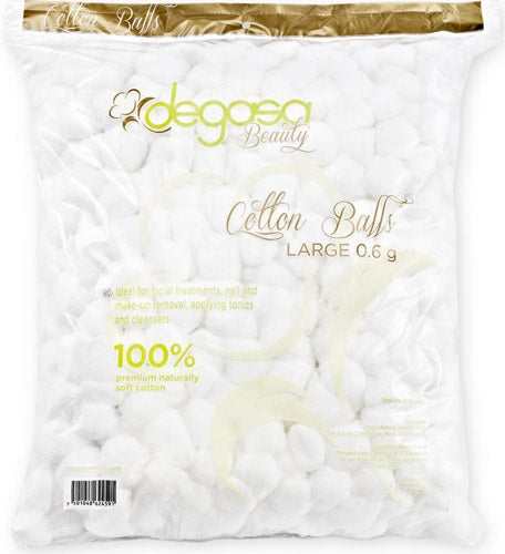 Degasa Beauty Boules de coton grand format 0,6g, 1000 unités - 24591