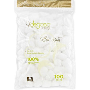 Degasa Beauty Boules de coton grand format 0,6g, 100 unités - 24492