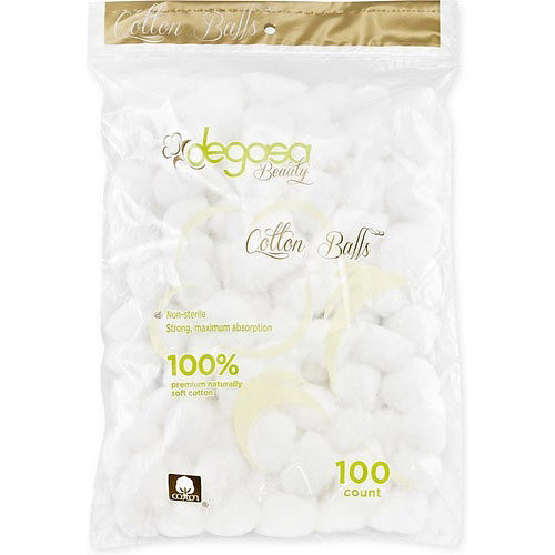 Degasa Beauty Boules de coton grand format 0,6g, 100 unités - 24492