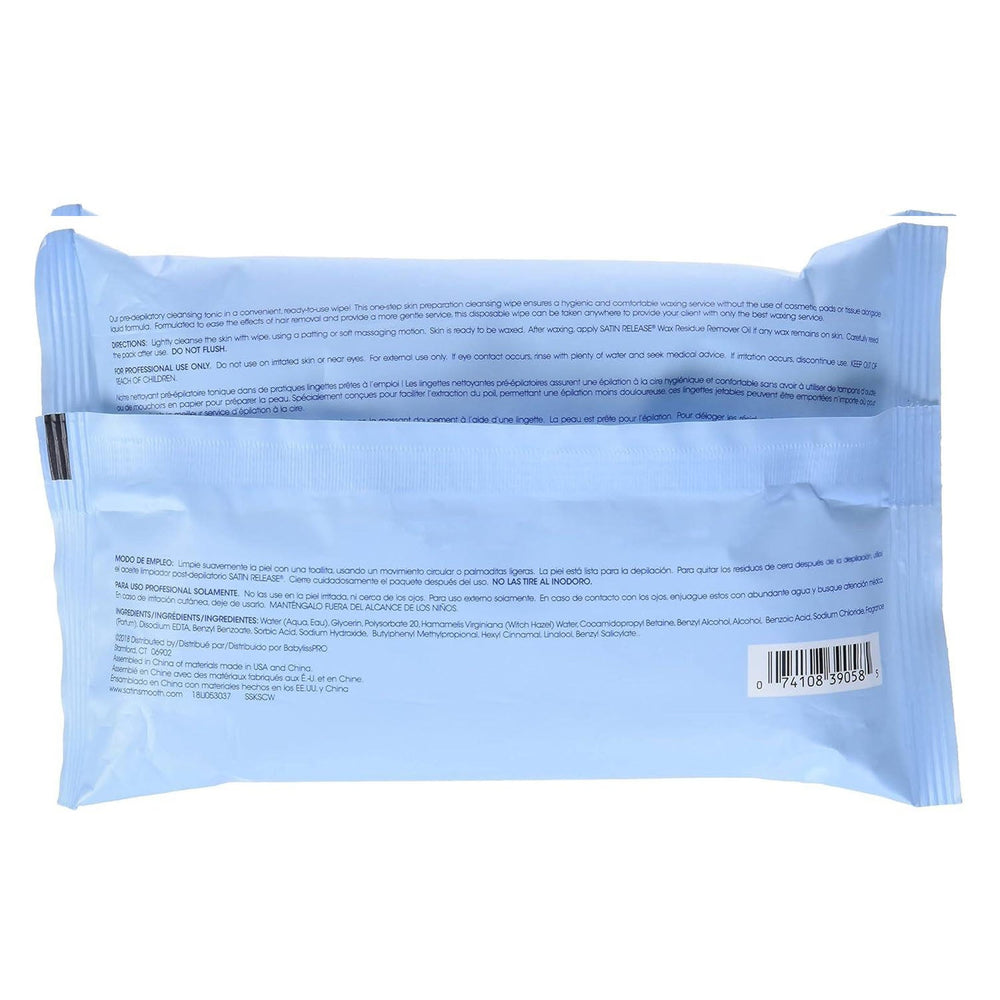 Satin Smooth Skin Preparation Wipes 50 count - SSKSCW 39058