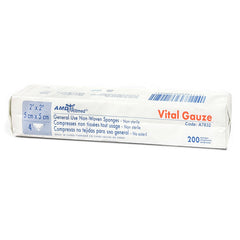 Compresses non tissées Medicom Vita Gauze 5x5CM 4 épaisseurs A7632