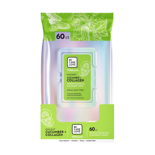 Lingettes démaquillantes BCL Vitaluxe Concombre Collagène 67015