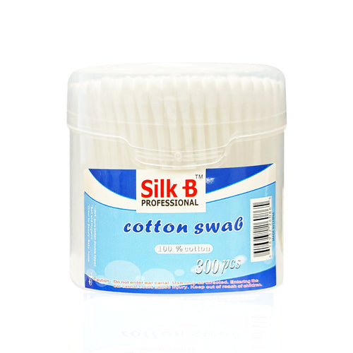 Silk-B Bâtonnets ouatés 100% coton 300 pces 26086