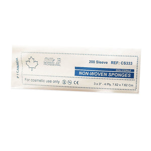 Éponges professionnelles non tissées 3"x3" 4 plis CS333 25929