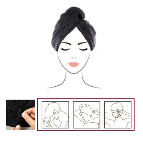 BabylissPRO Serviette Turban Head Wrap BESTOWRAPEHC 02918
