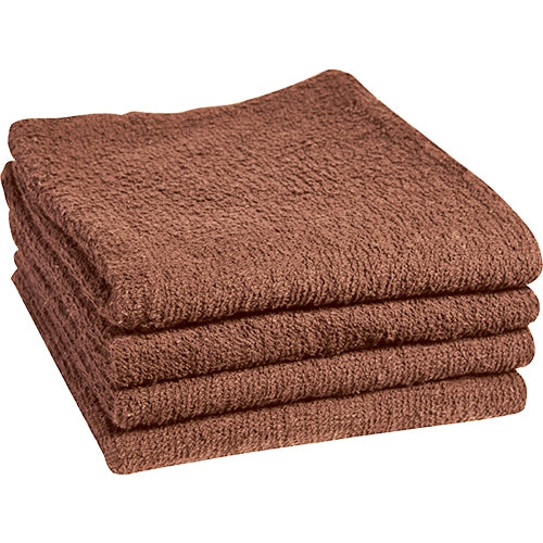 Dannyco Serviettes en coton de luxe 16"x27" 1 douzaine - Marron #10005