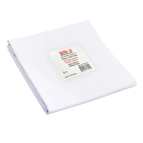 Silk-B Poly Cotton Fitted Bed Sheet with Face Hole 26224