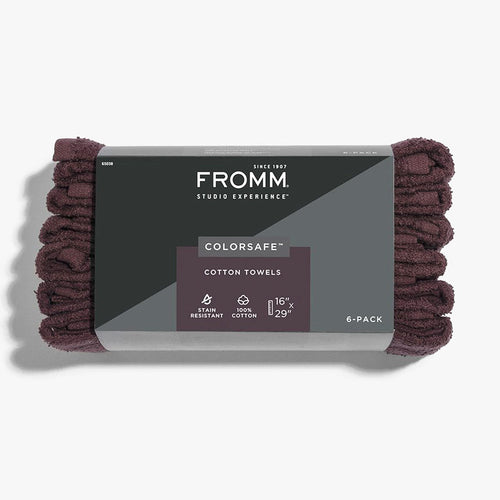 Serviettes en coton FROMM Colorsafe 6 pièces Violet foncé 65038/12528