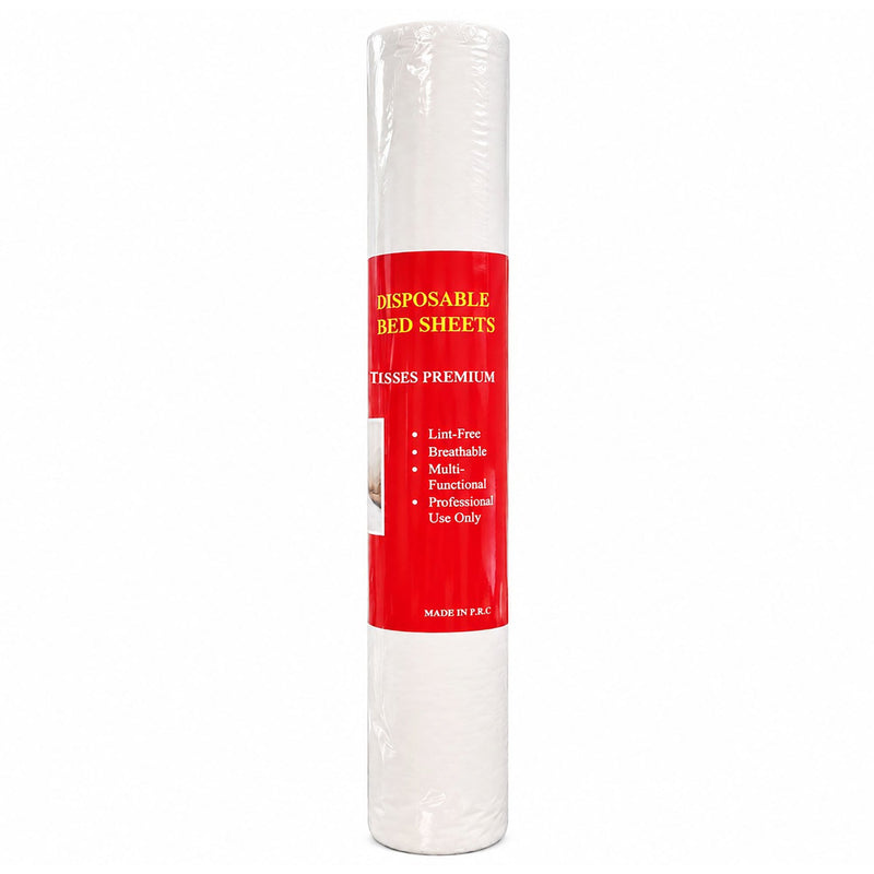 Rouleau de drap-housse jetable non tissé avec trou facial 31'x70' CBW13