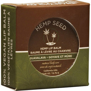 Baume à Lèvres au Chanvre Earthly Body Boîte 12.7g Guavalava HSL568T