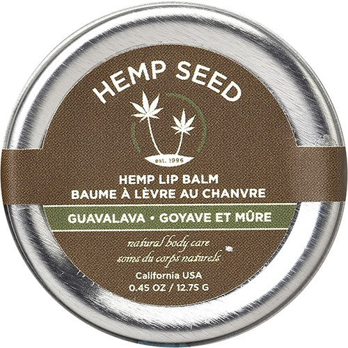 Baume à Lèvres au Chanvre Earthly Body Boîte 12.7g Guavalava HSL568T