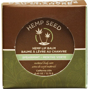 Baume à Lèvres au Chanvre Earthly Body en Boîte 12.7g Menthe Verte HSL500T