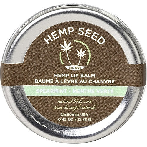 Baume à Lèvres au Chanvre Earthly Body en Boîte 12.7g Menthe Verte HSL500T