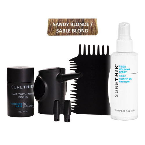 Fibres Capillaires Épaississantes Surethik Kit 4 pièces Blond Sable 00123