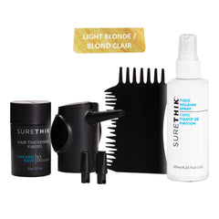 Surethik Hair Thickening Fibers 4Pcs Kit Light Blonde 00124