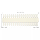 Présentoir rectangulaire pour vernis Berkeley 72 embouts naturel PD272NT