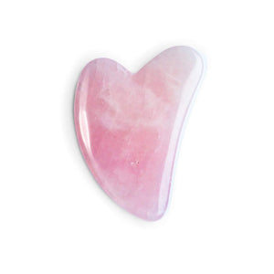 Zoe Ayla Outil de massage Gua Sha en quartz rose N-GS-RQ-1/00377