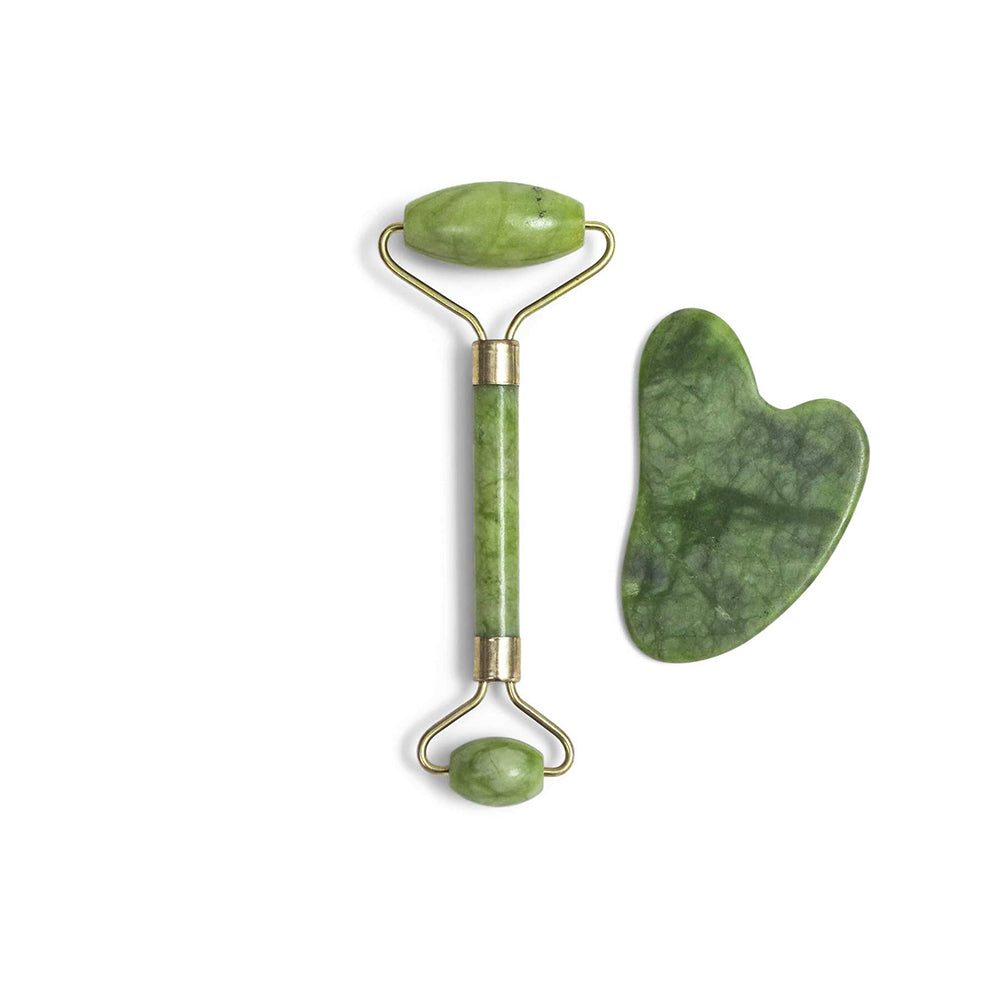 Zoe Ayla Rouleau de massage facial et Gua Sha N-ROLLSET-JADE/00420