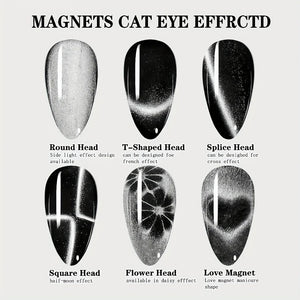 6in1 Multifunctional Cat Eye Magnet Black 79921