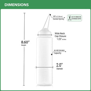 Diane Slant Tip Applicator Bottle 8.5 oz DEP040 01663