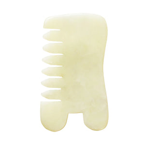 Zoe Ayla Outil Gua Sha en Jade à Bord Peigne RT393-JDGST/01745