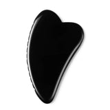Zoe Ayla Outil Gua Sha en Obsidienne Noire avec Bord Peigne RT395-OBGST