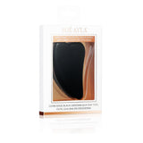 Zoe Ayla Outil Gua Sha en Obsidienne Noire avec Bord Peigne RT395-OBGST