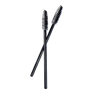 Silkline Applicateurs de Mascara 25 Pcs Noir Droit SLMASCAPPC