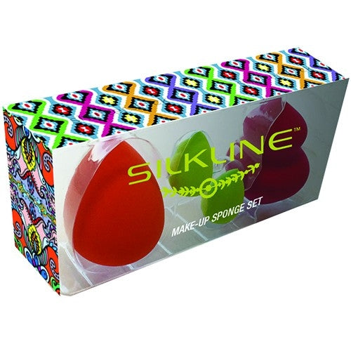Silkline Ensemble d'éponges à maquillage 4 pièces sans latex - 02128