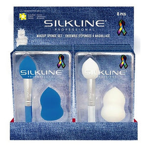 Silkline MakeUp Sponge Set White SPONGENOC 02583W