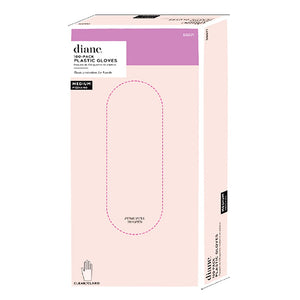 Diane Plastic Gloves 100PK Medium D8071