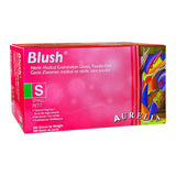Gants en nitrile sans poudre Aurelia Blush Rose 200pièces T S 78886